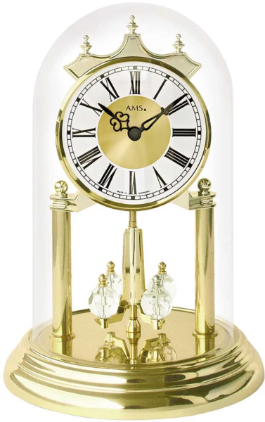 reloj de mesa clásico mecanismo de cuarzo altura: 23 cm - AMS Modelo: 1202