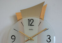 reloj de pared moderno 23 x 43 x 6 cm - AMS Modelo: 9397