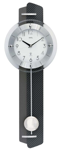reloj de péndulo moderno 25 x 70 x 7 cm - AMS Modelo: 5264