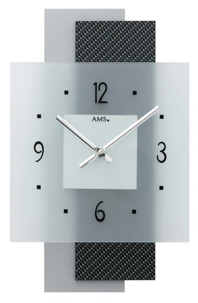 reloj de pared moderno esfera de vidrio - AMS Modelo: 9243
