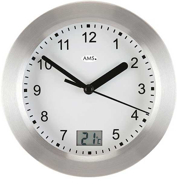 reloj de pared moderno también utilizable como reloj de mesa - AMS Modelo: 9223