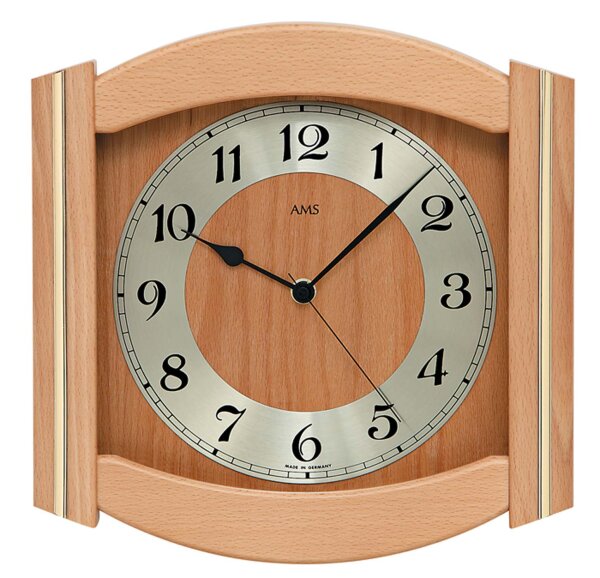 reloj de pared clásico aplicaciones de latón - AMS Modelo: 5822/18