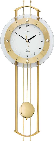 reloj de péndulo clásico 68 cm x 24 cm x 7 cm - AMS Modelo: 5257