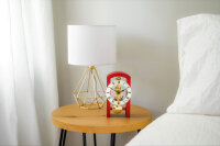 reloj de mesa rojo mecanismo esqueleto - Hermle Modelo: 23015-360721