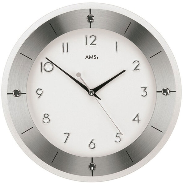 reloj de pared de cuarzo moderno diámetro: 31 cm - AMS Modelo: 9448