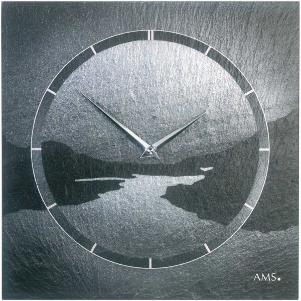 reloj de pared clásico 30 cm x 30 cm x 4 cm - AMS Modelo: 9512
