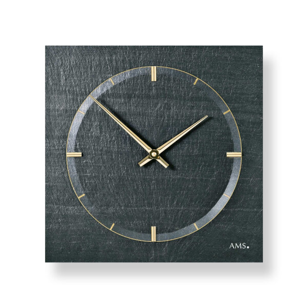 reloj de pared clásico 30 cm x 30 cm x 4 cm - AMS Modelo: 9516