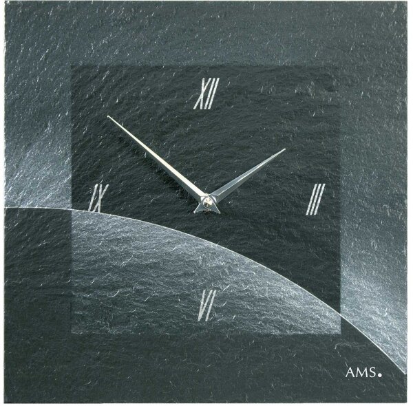 reloj de pared clásico 30 cm x 30 cm x 4 cm - AMS Modelo: 9518