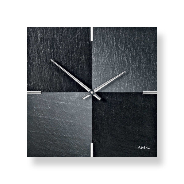 reloj de pared clásico 30 cm x 30 cm x 4 cm - AMS Modelo: 9520
