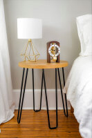 reloj de mesa nogal mecanismo esqueleto - Hermle Modelo: 23015-030721