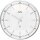 reloj de pared radiocontrolado moderno diámetro de la caja: 40 cm - AMS Modelo: 5608