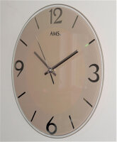reloj de pared moderno diámetro de la caja: 30 cm - AMS Modelo: 9572