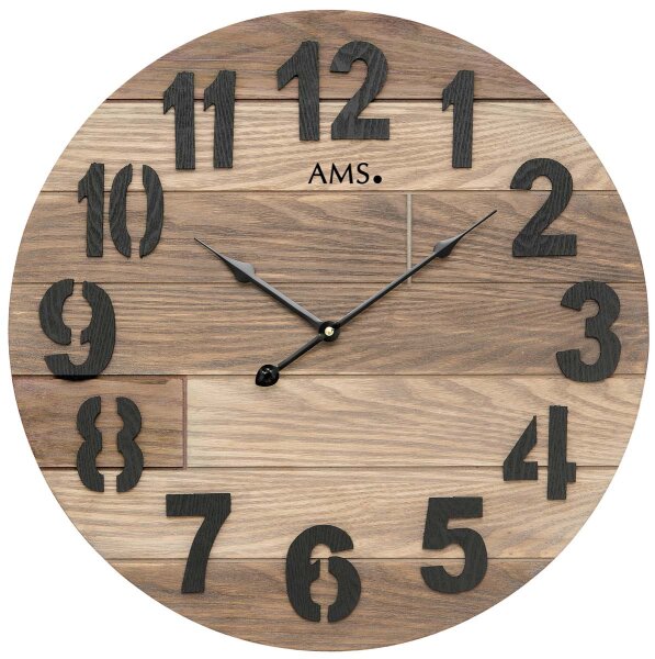 reloj de pared moderno diámetro de la caja: 50 cm - AMS Modelo: 9569
