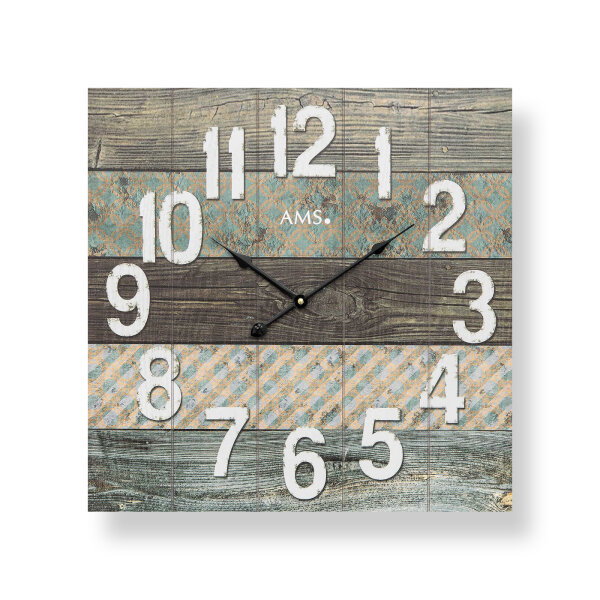 reloj de pared moderno 50 x 50 cm - AMS Modelo: 9570