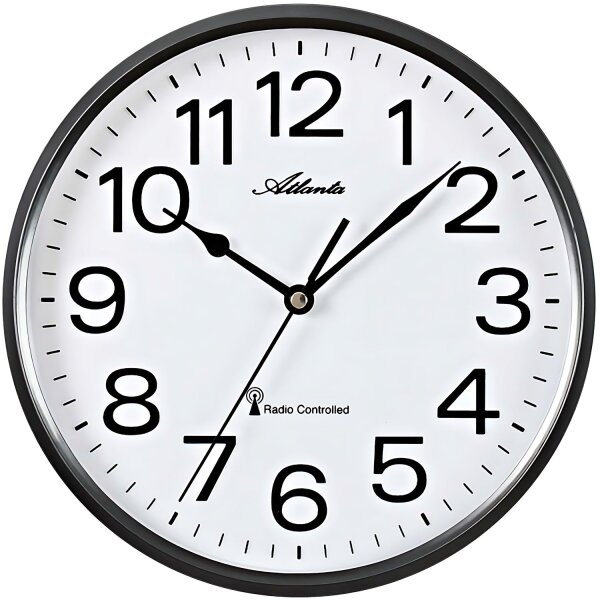 reloj de pared diámetro de la caja: 25,5 cm - Atlanta Modelo: 4378/4