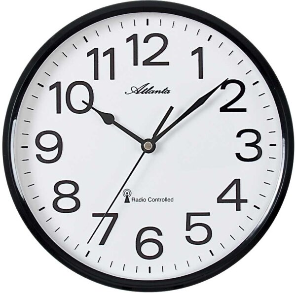 reloj de pared diámetro de la caja: 25,5 cm - Atlanta Modelo: 4378/7