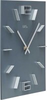 reloj de pared moderno 34 cm x 34 cm x 4 cm - AMS Modelo: 9594