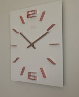 reloj de pared moderno 34 cm x 34 cm x 4 cm - AMS Modelo: 9592