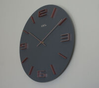 reloj de pared moderno diámetro de la caja: 40 cm - AMS Modelo: 9590