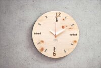 reloj de pared pino redondo - huamet Modelo: CH40-C-01