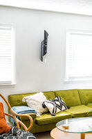 reloj de péndulo blanco y negro mecanismo de cuarzo - Hermle Modelo: 70944-292200