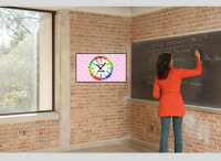 reloj de pared moderno en 3D reloj de aprendizaje - Dixtime Modelo: 3D-0436