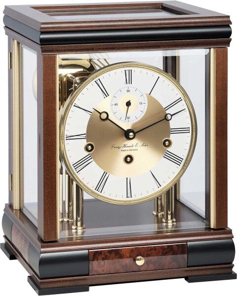 reloj de mesa nogal Westminster 4/4 - Hermle Modelo: 22998-030352
