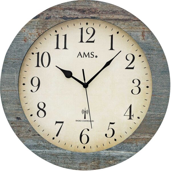 reloj de pared clásico diámetro: 35 cm - AMS Modelo: 5560