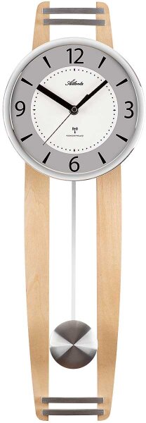 reloj de péndulo radiocontrolado moderno - Atlanta Modelo: 5106/19