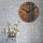 Waidzeit 33-WNZ-04 reloj de pared moderno, hecho de madera maciza de pino local
