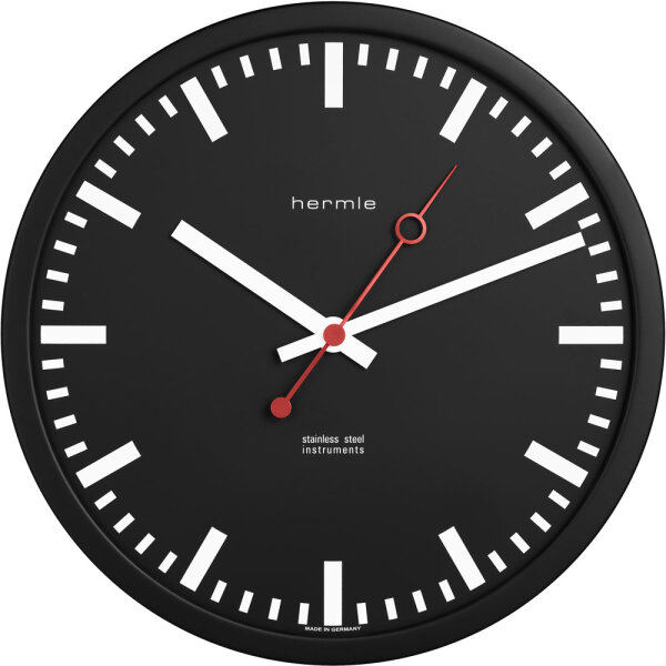 reloj de estación radiocontrolado acero inoxidable - Hermle Modelo: 30471-740870