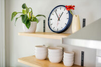 reloj de estación radiocontrolado acero inoxidable - Hermle Modelo: 30471-Q70870