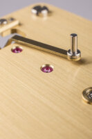 reloj de péndulo rojo mecanismo de 31 días - Hermle Modelo: 71006-360761