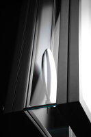 reloj de péndulo negro mecanismo de 31 días - Hermle Modelo: 71007-740761