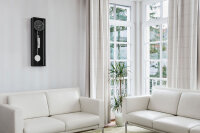 reloj de péndulo negro mecanismo de 31 días - Hermle Modelo: 71007-740761