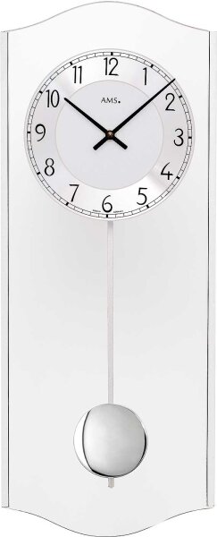 reloj de péndulo moderno anillo de aluminio - AMS Modelo: 7478