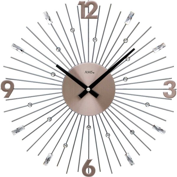 reloj de pared moderno 39 x 39 x 5 cm - AMS Modelo: 9654
