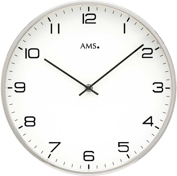 reloj de pared moderno 30 x 30 x 5 cm - AMS Modelo: 9658