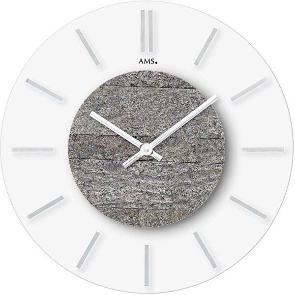 reloj de pared moderno 30 x 30 x 4 cm - AMS Modelo: 9662