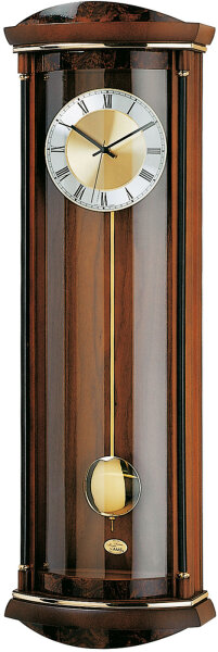 reloj de péndulo, mecanismo de cuarzo, nogal - AMS Modelo: 7080/1