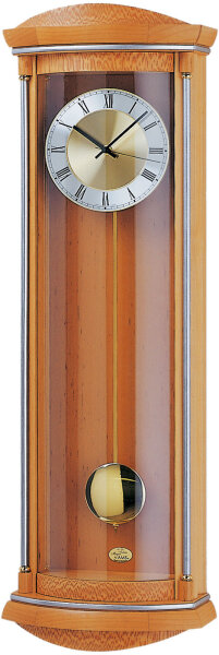 reloj de péndulo, mecanismo de cuarzo, aliso - AMS Modelo: 7080/16