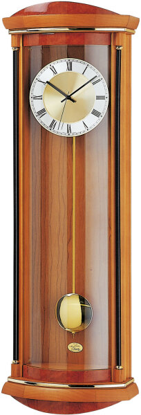 reloj de péndulo, mecanismo de cuarzo, cerezo - AMS Modelo: 7080/9