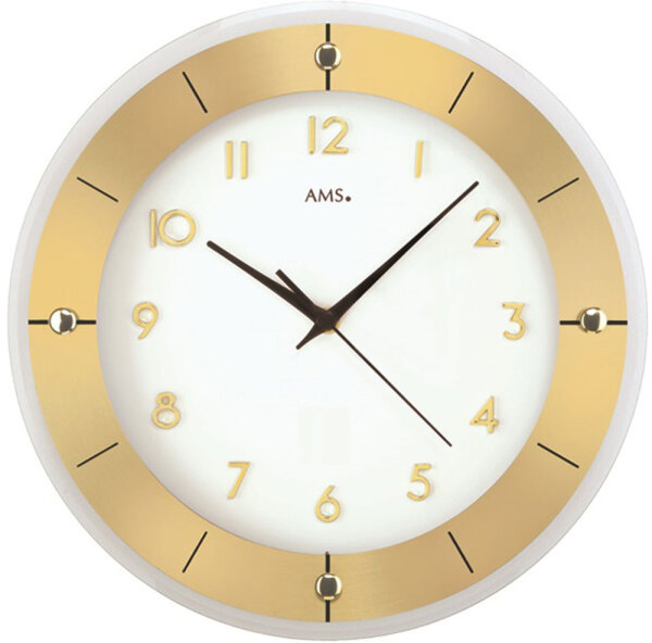 reloj de pared moderno diámetro: 31 cm - AMS Modelo: 9450