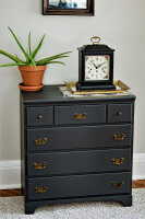 reloj de mesa mecánico - Vintage negro - Hermle Modelo: 22915-V80340