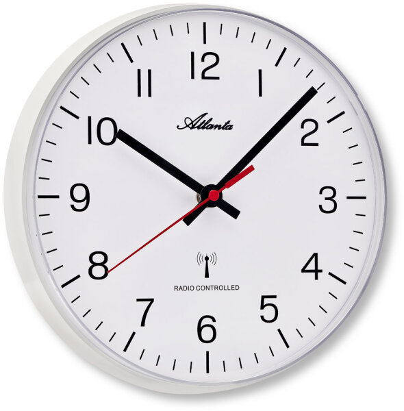reloj de pared moderno diámetro: 25,5 cm - Atlanta Modelo: 4532/0