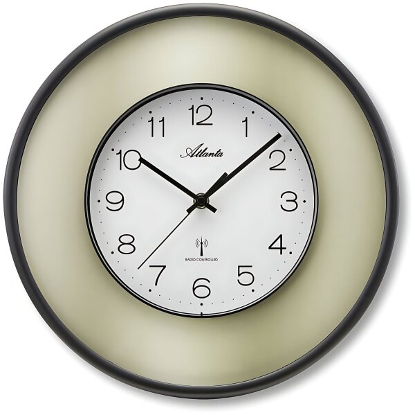reloj de pared moderno diámetro: 34 cm - Atlanta Modelo: 4540/9