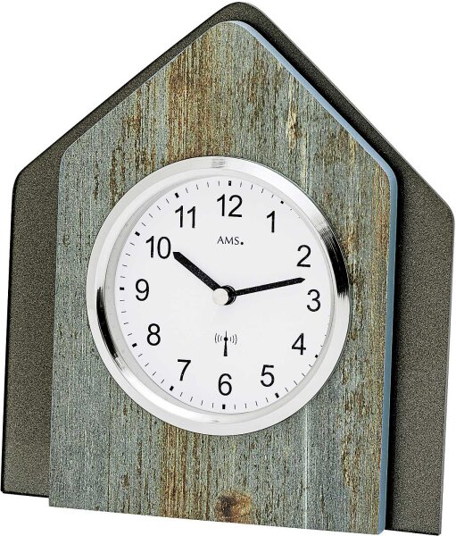 reloj de mesa moderno estructura de madera - AMS Modelo: 5172