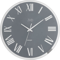 reloj de pared en gris plateado metal - JVD Modelo:...