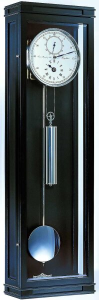 negro lacado reloj mensual - Hermle Modelo: 70875-740761