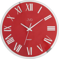 reloj de pared rojo en metal - JVD Modelo: NS22006.2